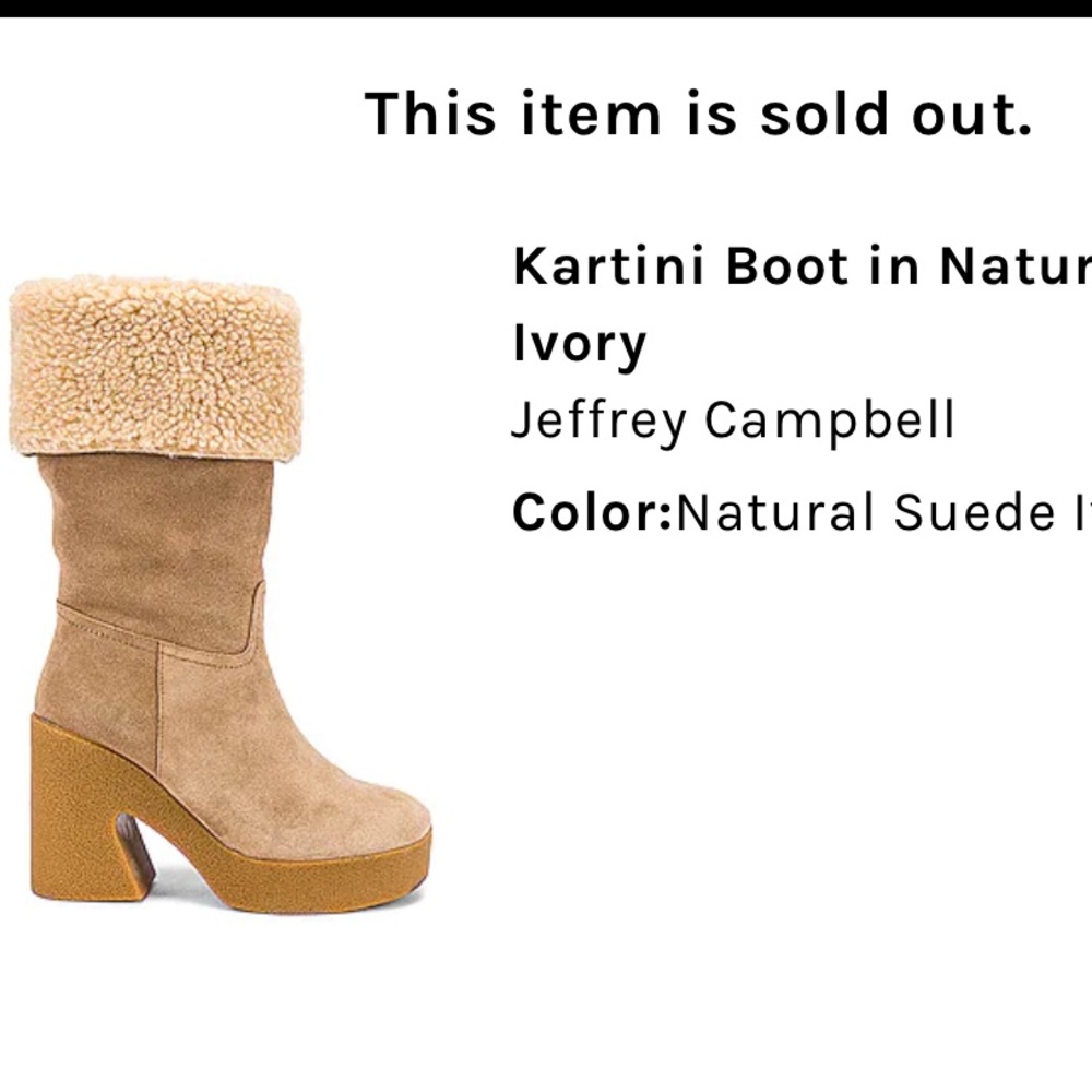 Jeffrey Campbell Katrini boots brand new never been worn. Womens 7.5
